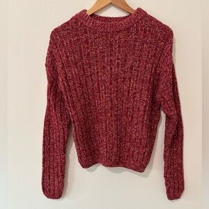 Universal Thread women Red Crew Neck Sweater Small, valentine’s day sweater